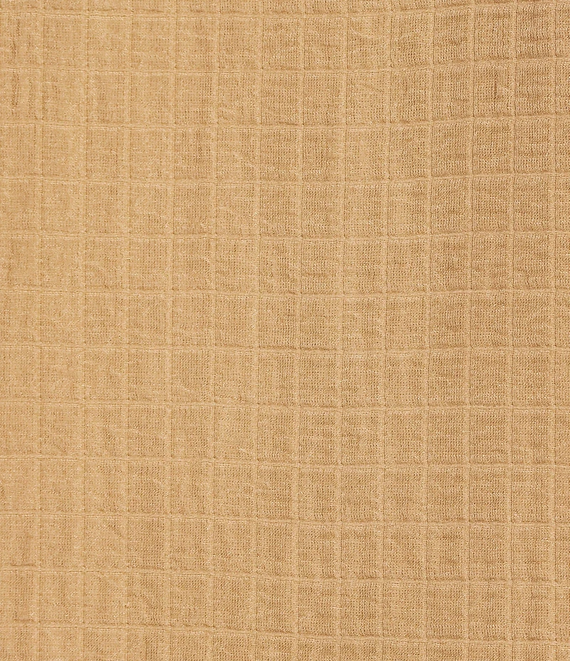 Eileen Fisher Silk Linen-Blend Stand Collar Long Sleeve Pocketed Boxy Fit Jacket