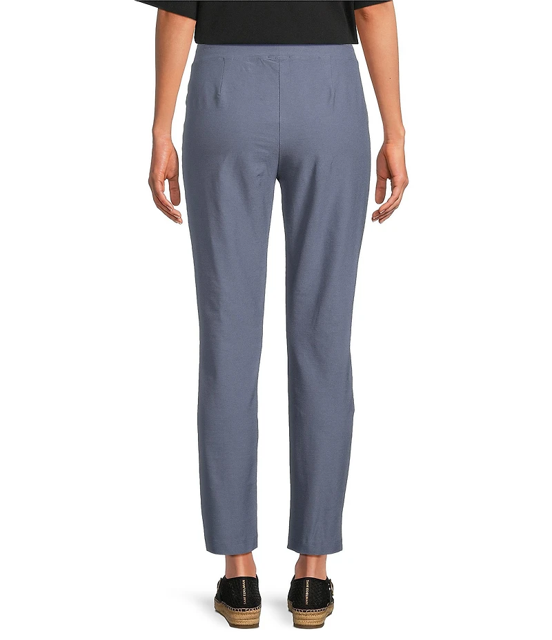 Eileen Fisher Stretch Crepe Slim Ankle Pants
