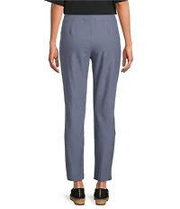 Eileen Fisher Stretch Crepe Slim Ankle Pants