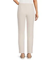 Eileen Fisher Stretch Crepe Slim Ankle Pants