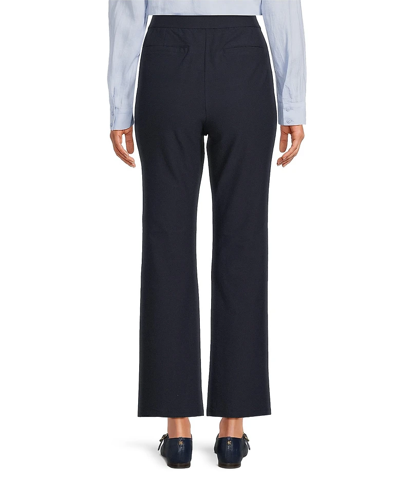 Eileen Fisher Stretch Crepe Straight Leg Ankle Pants