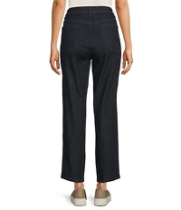 Eileen Fisher Organic Recycled Cotton Stretch Denim High Waist Slim Leg Jeans