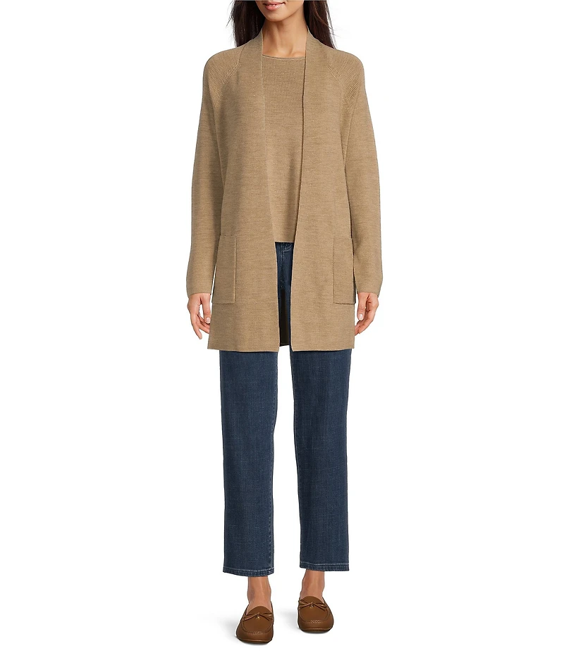 Eileen Fisher Stretch Denim Straight Ankle Jeans