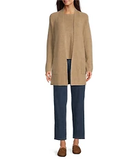 Eileen Fisher Stretch Denim Straight Ankle Jeans
