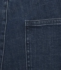 Eileen Fisher Stretch Denim Straight Ankle Jeans
