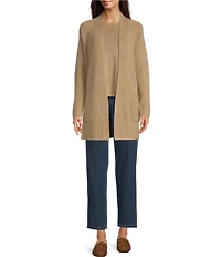 Eileen Fisher Stretch Denim Straight Ankle Jeans