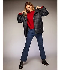 Eileen Fisher Stretch Denim Straight Ankle Jeans