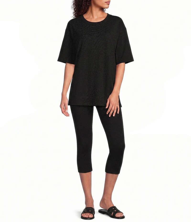Eileen Fisher Stretch Jersey Capri Legging