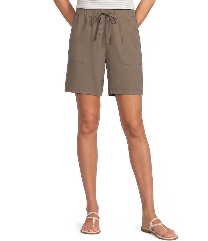 Eileen Fisher Stretch Jersey Drawstring Shorts