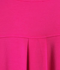 Eileen Fisher Stretch Jersey Knit Crew Neck Cap Sleeve Boxy Dress