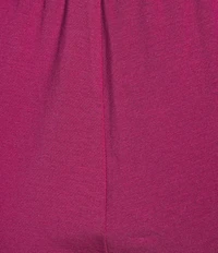 Eileen Fisher Stretch Organic Cotton Blend Jersey Straight Leg Pull-On Ankle Pants