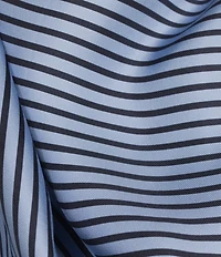 Eileen Fisher Striped Printed Silk Twill Bandana Scarf