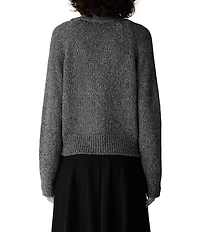 Eileen Fisher Surplice V-Neck Long Sleeve Sweater