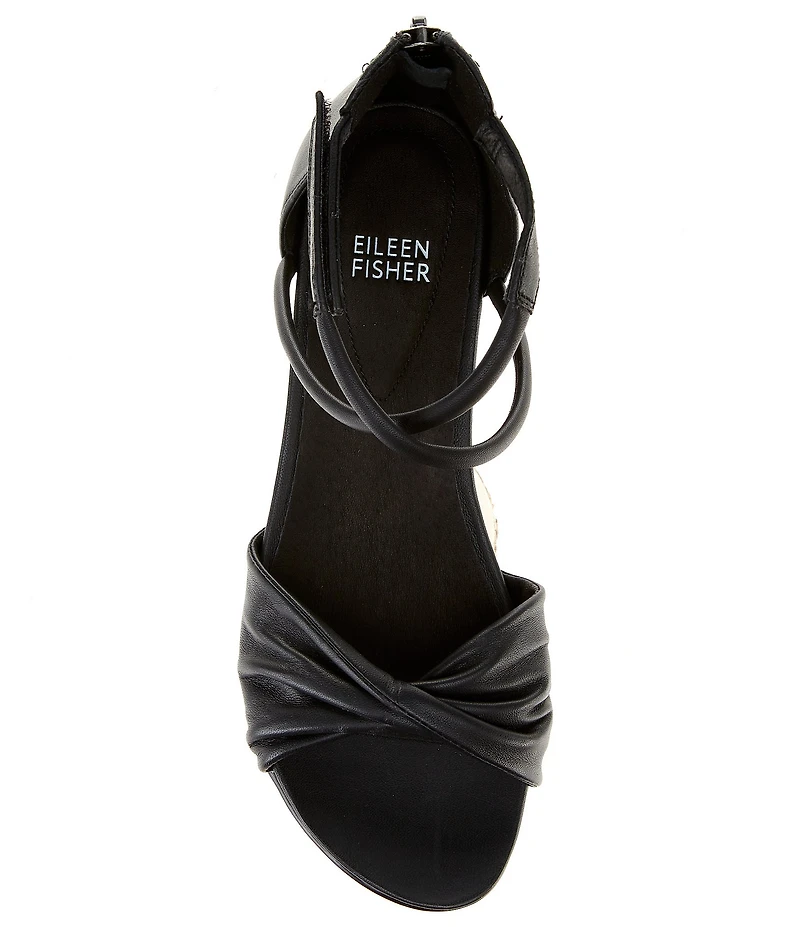 Eileen Fisher Suvi Ankle Strap Platform Sandals