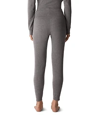 Eileen Fisher Terry Knit High Waisted Ankle Leggings