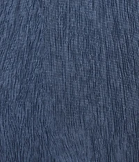 Eileen Fisher Textured Crinkle Woven Plisse Wide-Leg Pull-On Ankle Pants