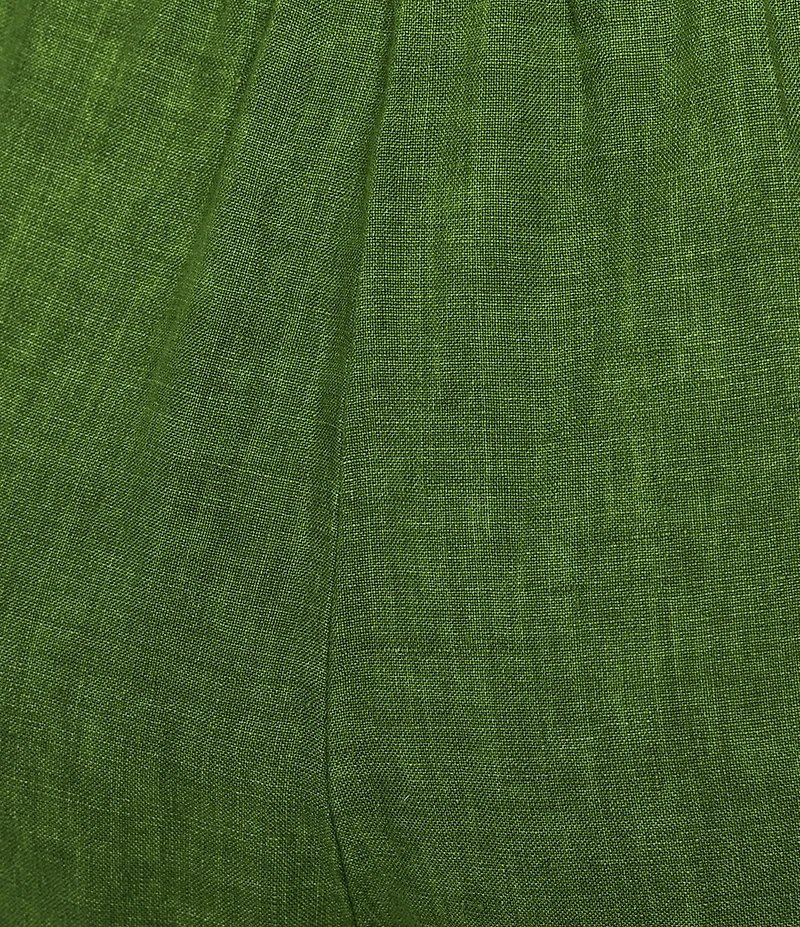 Eileen Fisher Textured Organic Linen Pleated Lantern Ankle Pants