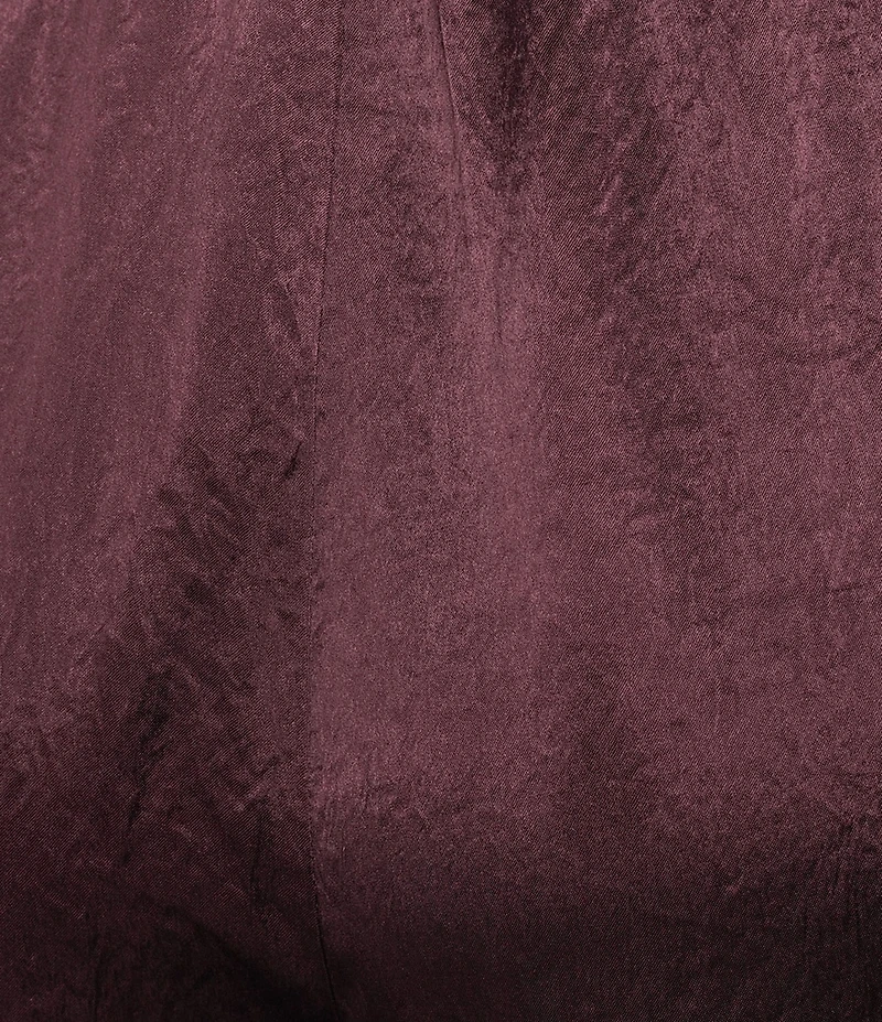 Eileen Fisher Textured Satin Wide Ankle Pants