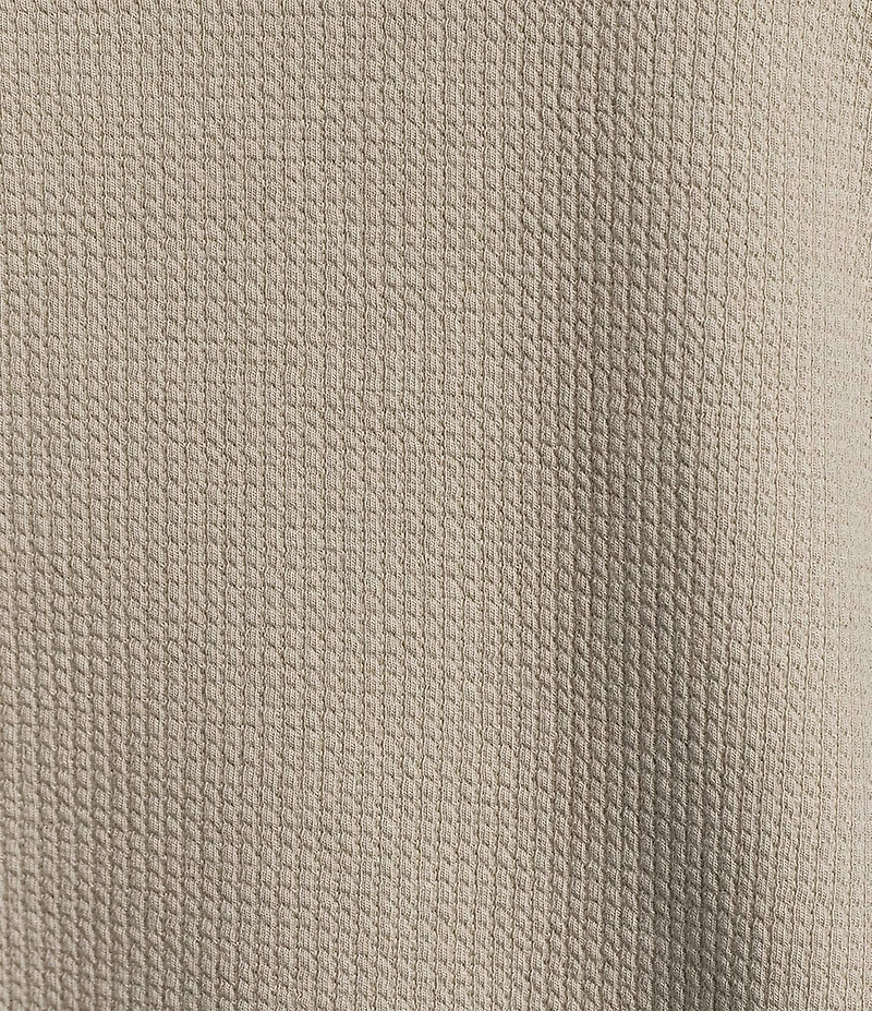 Eileen Fisher Waffle Double Knit Crew Neck Long Raglan Sleeve Top