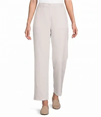 Eileen Fisher Washable Flex Ponte Double Knit High Waisted Pants