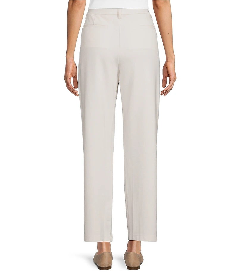 Eileen Fisher Washable Flex Ponte Double Knit High Waisted Pants