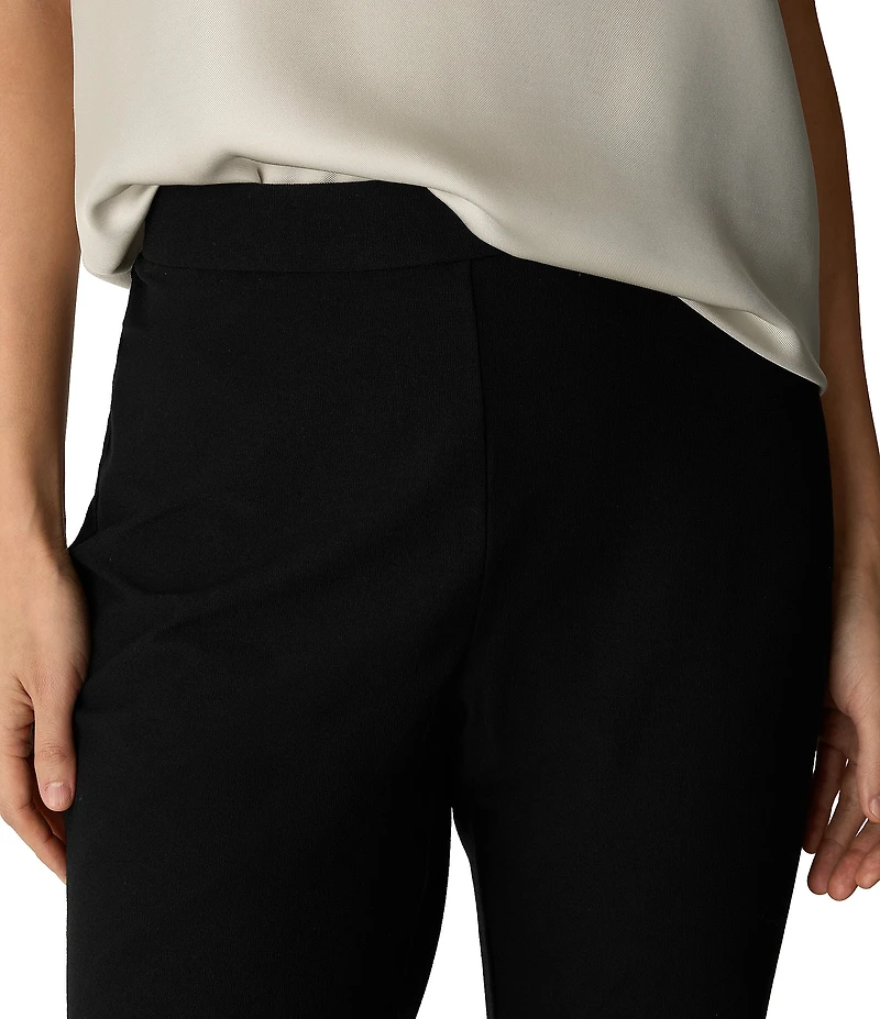 Eileen Fisher Washable Stretch Crepe Pull-On Pants