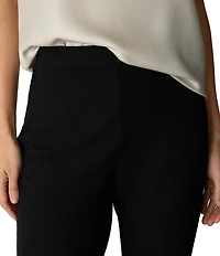 Eileen Fisher Washable Stretch Crepe Pull-On Pants
