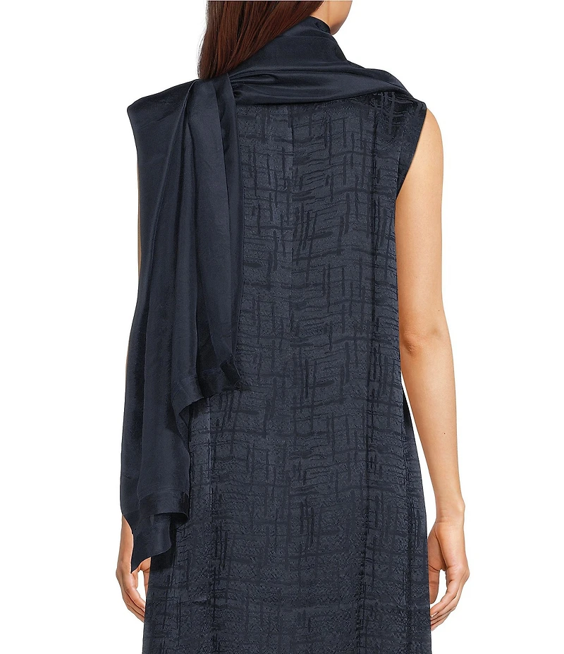 Eileen Fisher Washed Silk One Size Silk Scarf
