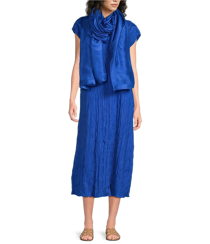 Eileen Fisher Washed Silk Scarf