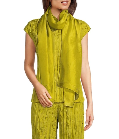 Eileen Fisher Washed Silk Scarf