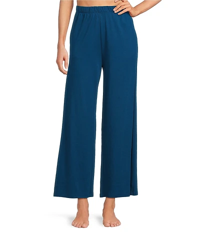 Eileen Fisher Organic Cotton Wide Ankle Knit Sleep Pants