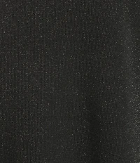 Eileen Fisher Wool Lurex Crew Neck Long Sleeve Sweater