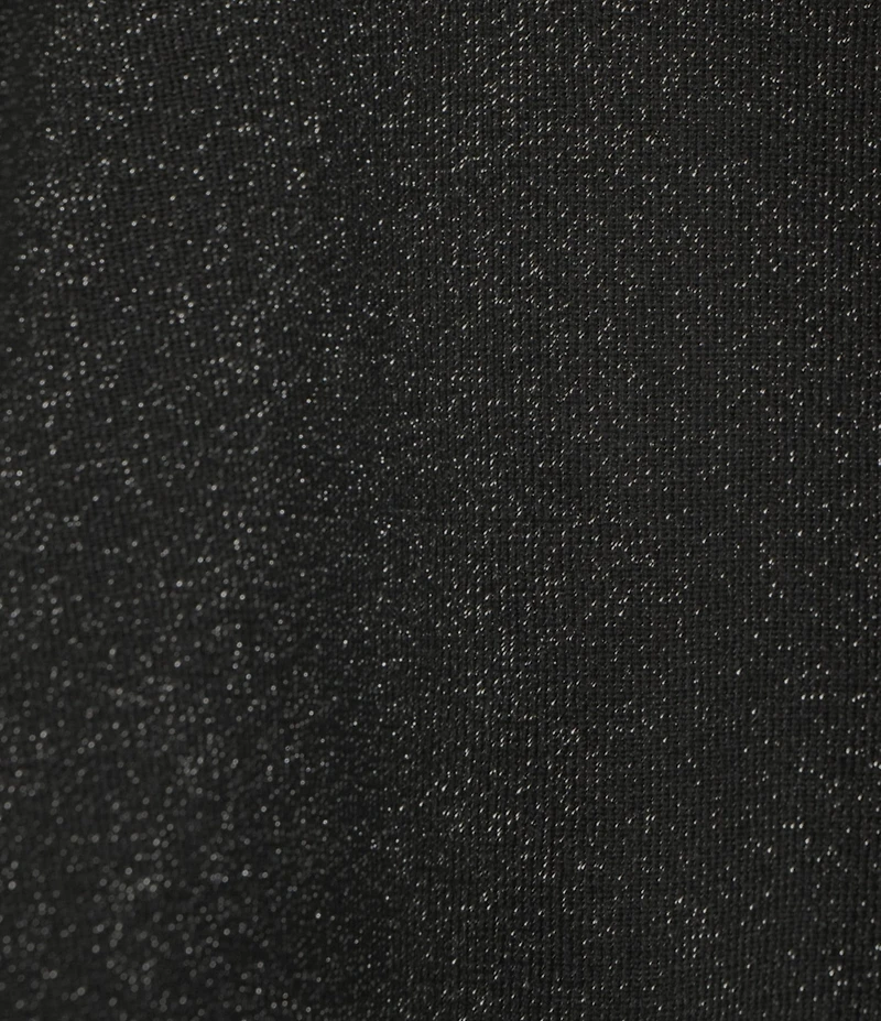 Eileen Fisher Wool Metallic Lurex Knit Turtleneck Long Sleeve Top