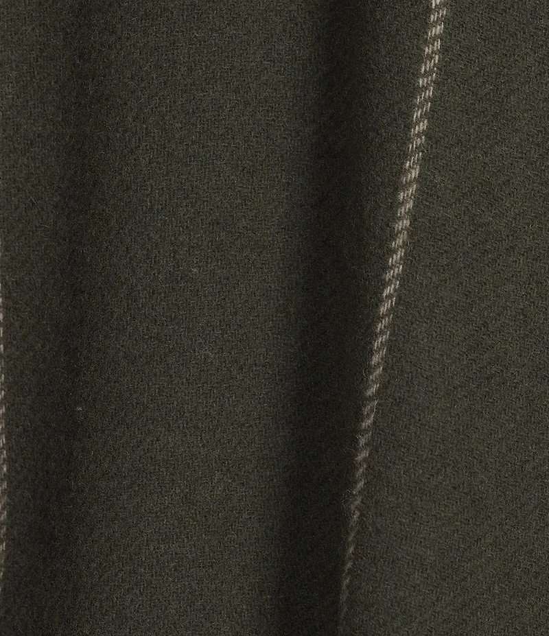 Eileen Fisher Wool Twill Plaid Wrap