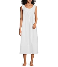 Eileen West Ballet Woven Sleeveless Scoop Neck Ballet Nightgown