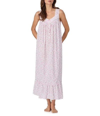 Eileen West Sleeveless Sweetheart Neck Woven Ballet Nightgown