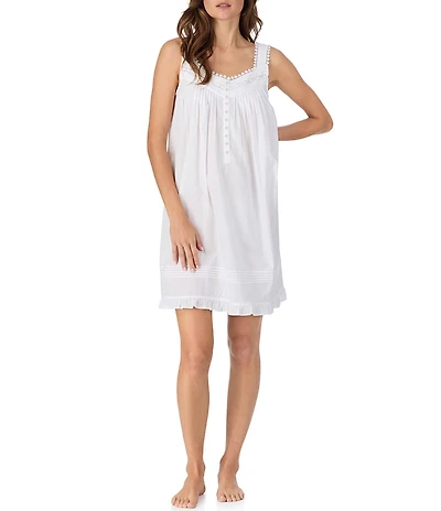 Eileen West Sleeveless Sweetheart Neck Woven Lawn Chemise