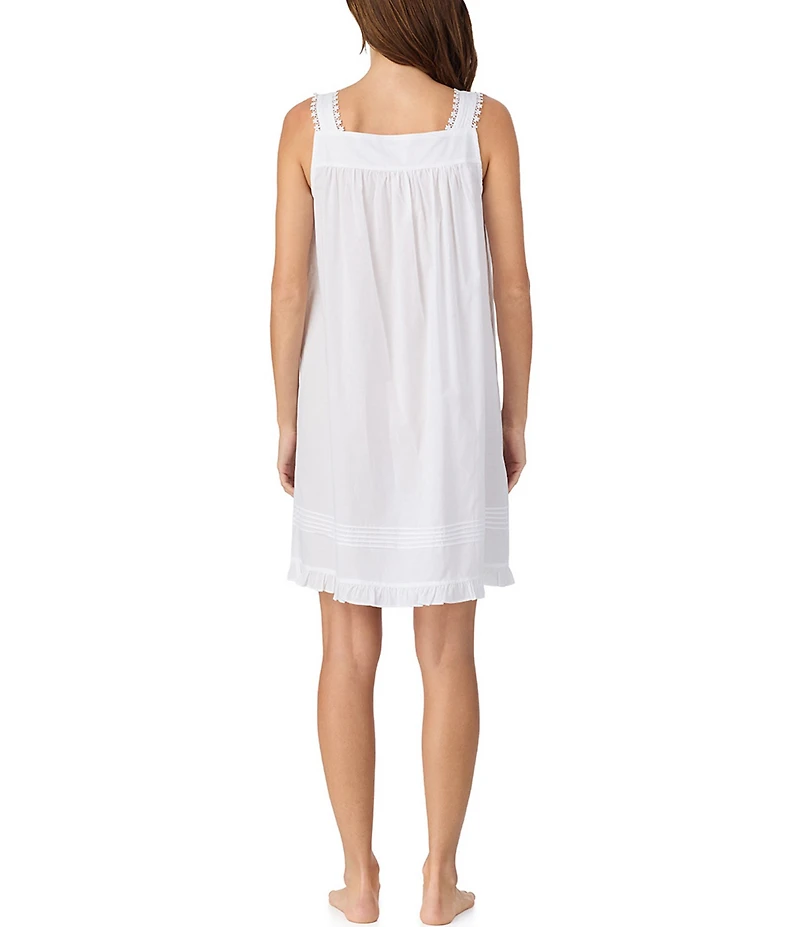 Eileen West Sleeveless Sweetheart Neck Woven Lawn Chemise