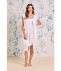 Eileen West Sleeveless Sweetheart Neck Woven Lawn Chemise