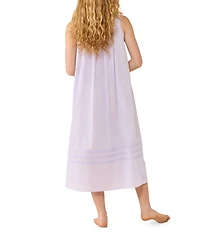 Eileen West Solid Sleeveless Sweetheart Neck Woven Ballet Nightgown
