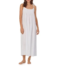 Eileen West Solid Woven Lawn Sleeveless Scoop Neck Nightgown