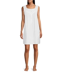 Eileen West Woven Sleeveless Scoop Neck Chemise