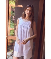 Eileen West Woven Sleeveless Scoop Neck Chemise