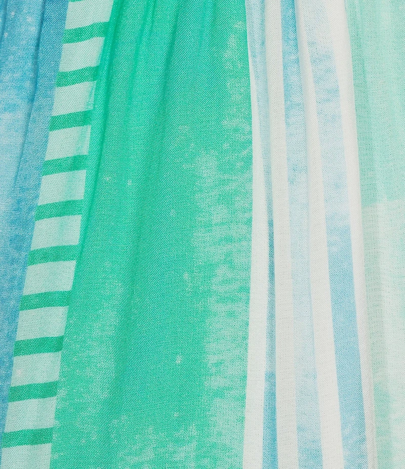 ELAN Coordinating Stripe Pull-On Wide Leg Pants