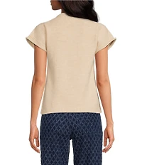 Elan Crew Neck Short Sleeve Sweater Shirt