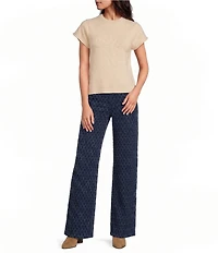 Elan Crew Neck Short Sleeve Sweater Shirt