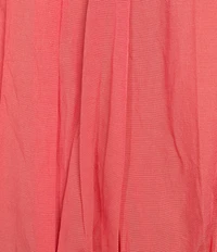 ELAN Elastic Hem Crop Halter Top