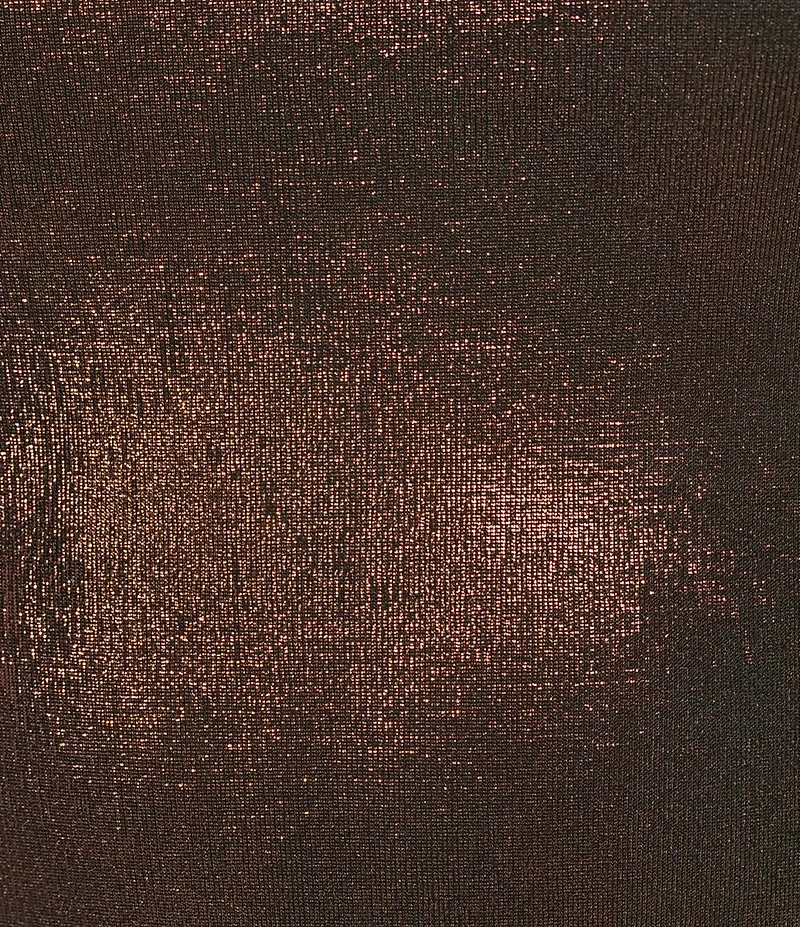 ELAN Glitter Knit Crew Neck Sleeveless Tank