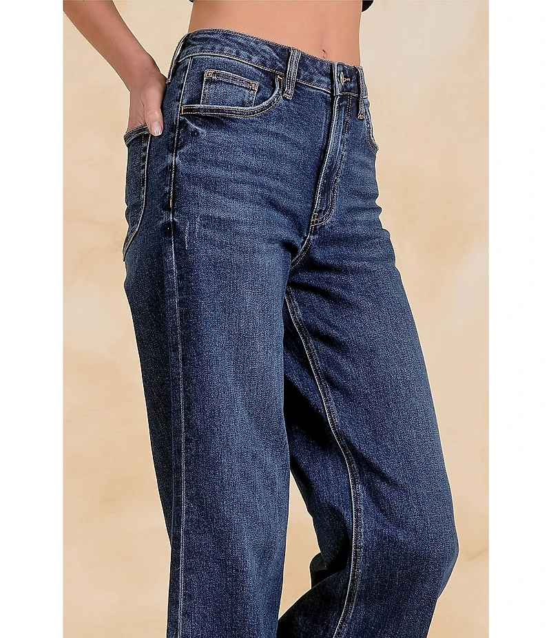 Elan High Rise Wide Leg Jeans