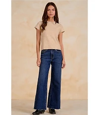 Elan High Rise Wide Leg Jeans